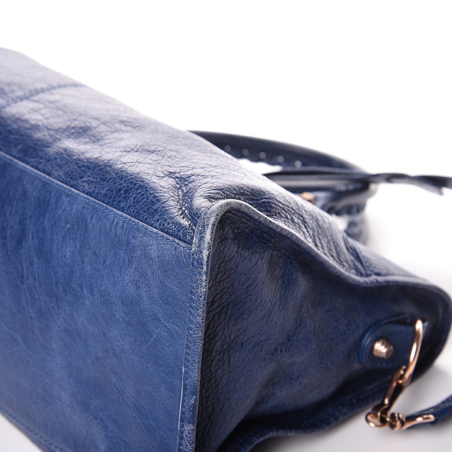 Balenciaga Agneau Giant 12 Rose Gold Hardware Part Time Bleu Cobalt Bleu Electric 14 of 15