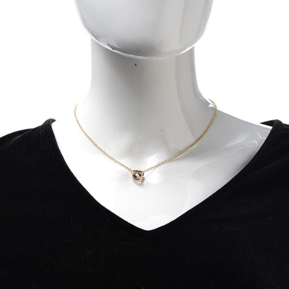Cartier 18K Pink Yellow White Gold Baby Trinity Pendant Necklace 2 of 7
