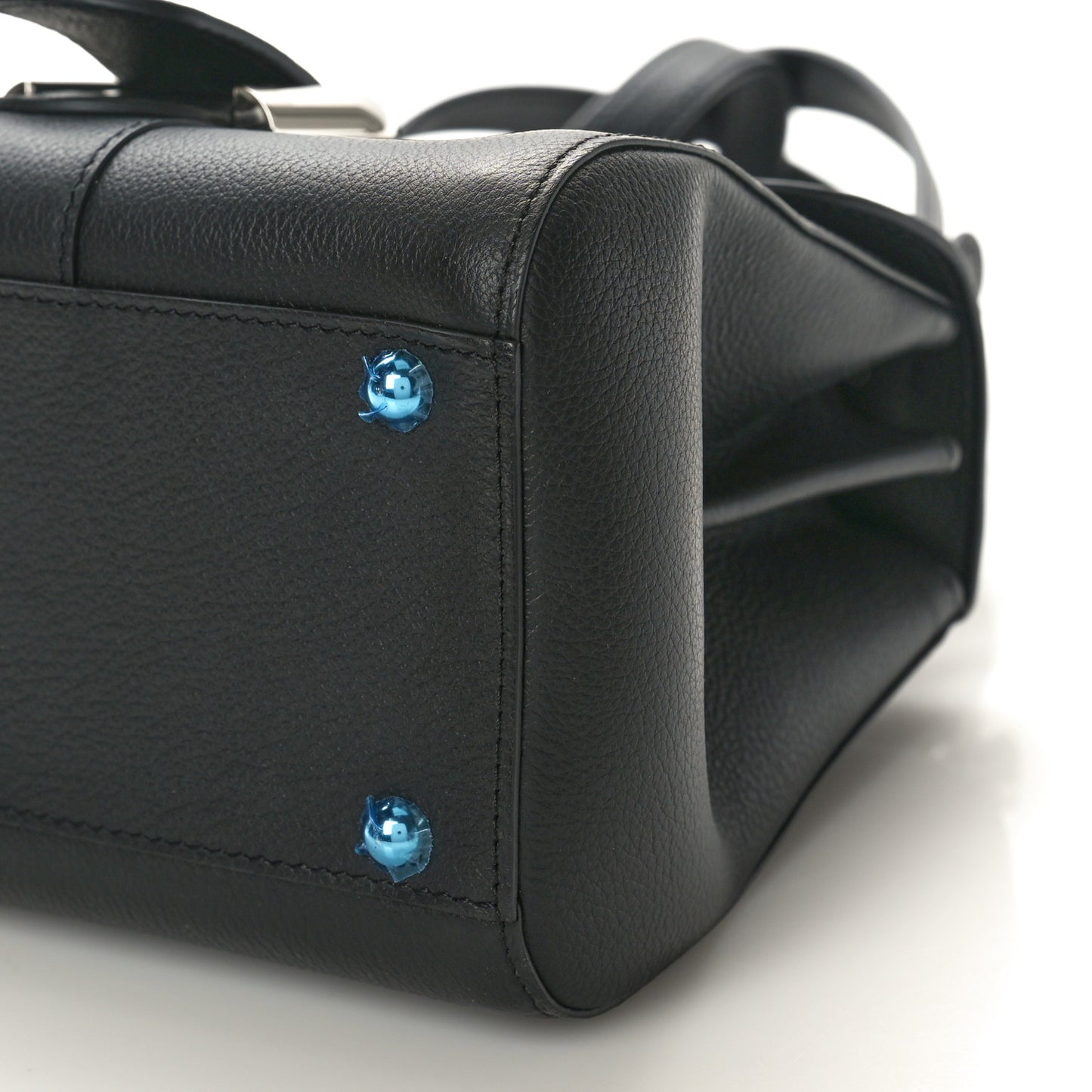 Grained Rodeo Calfskin Mini Brillant Black