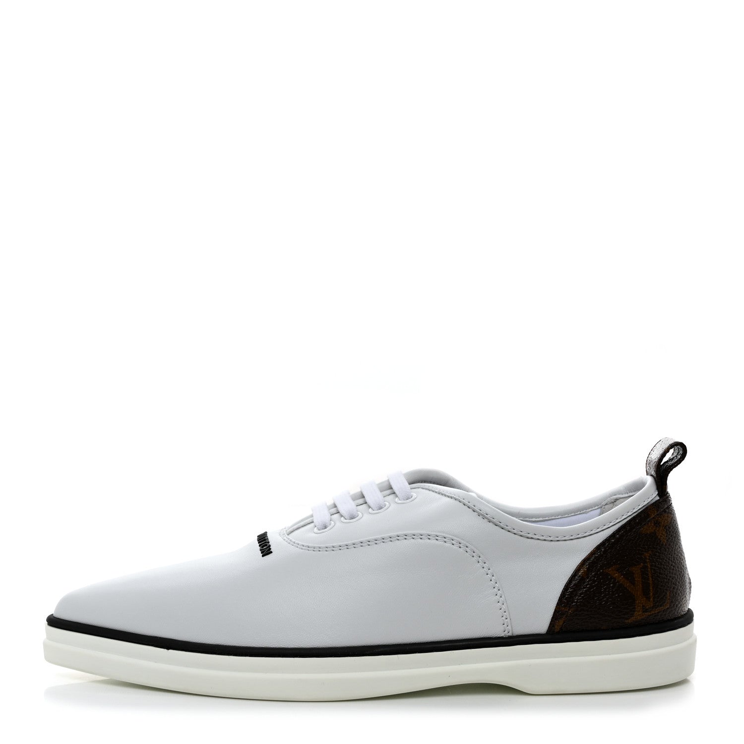 Louis Vuitton Calfskin Monogram Matchpoint Sneakers 38 White 1 of 9
