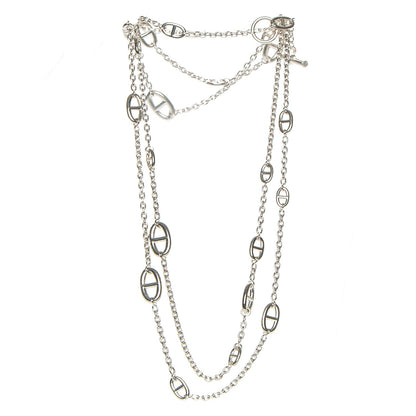 Hermes Sterling Silver Farandole Necklace 160 4 of 6