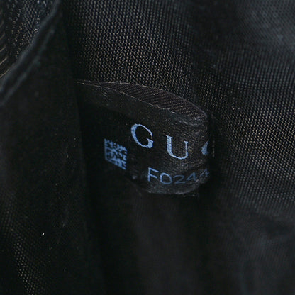 Gucci X SEGA Calfskin GUCCY Stars Mini Dome Shoulder Bag Black Gold 8 of 11