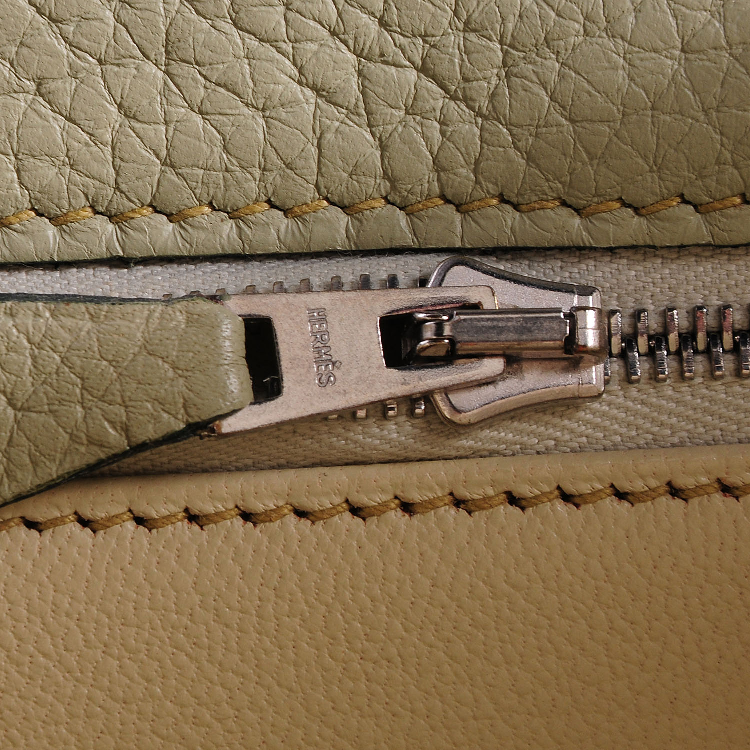 Hermes Taurillon Clemence Kelly Retourne 40 Vert Pale Green 5 of 21