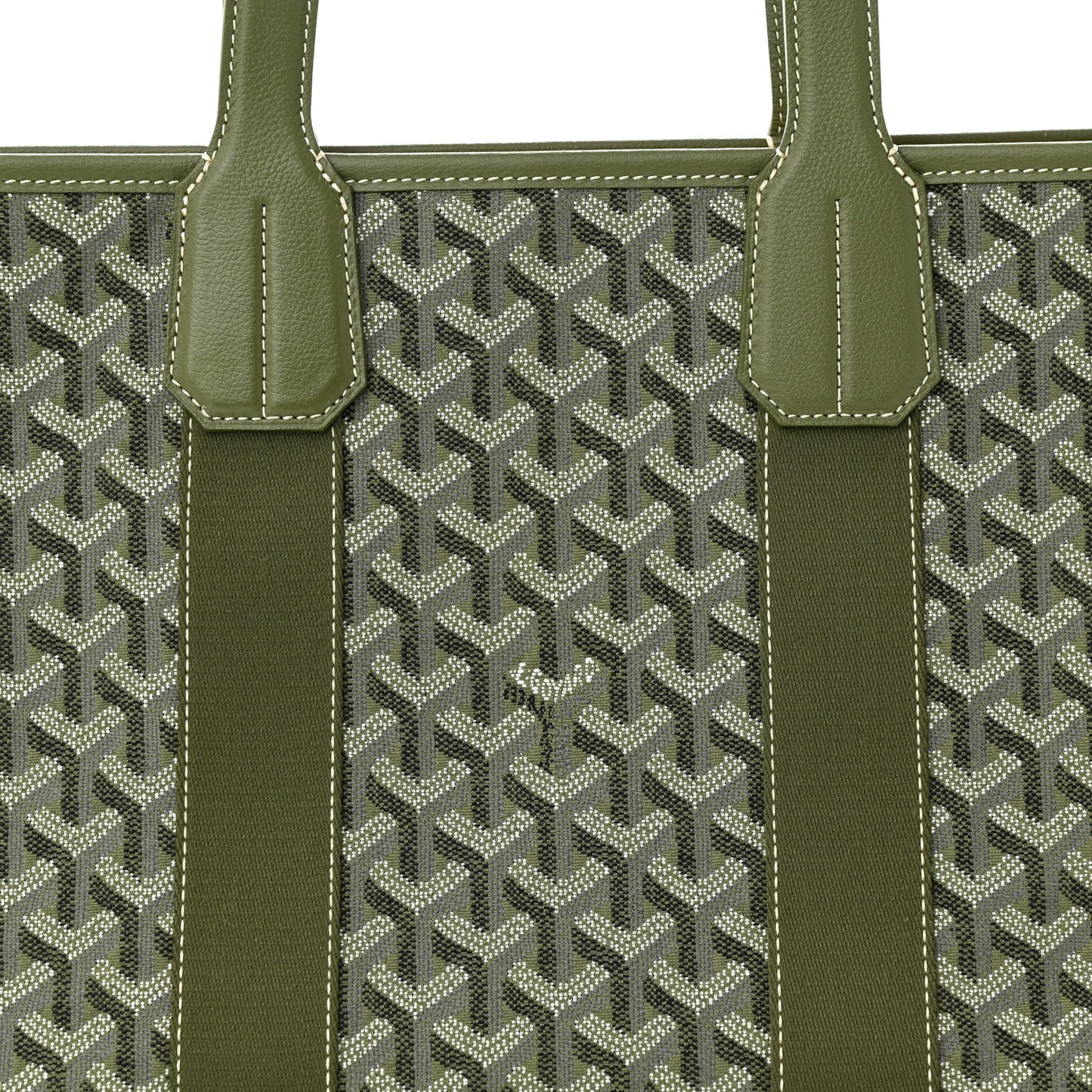 Goyardine Villette PM Tote Khaki
