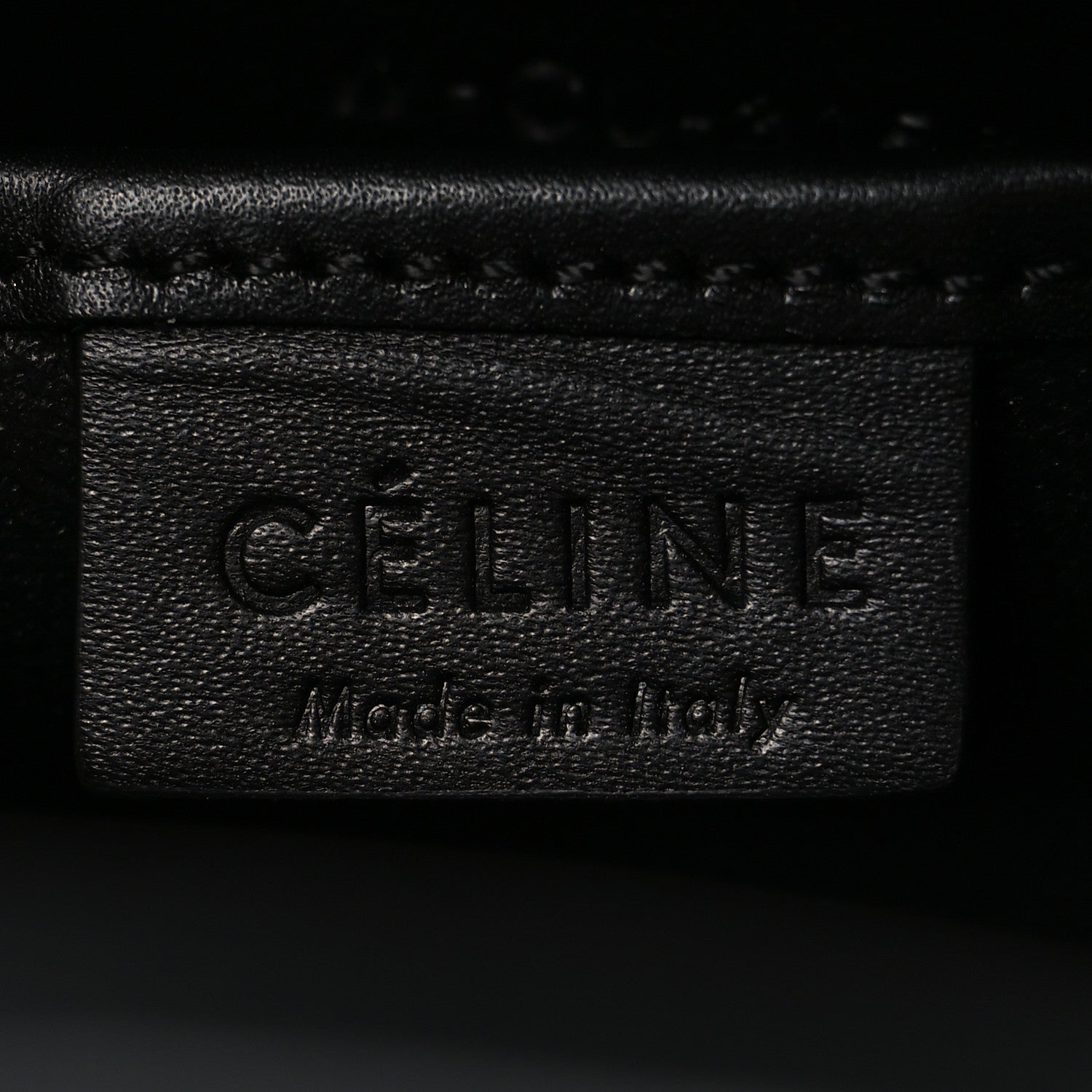 Celine Drummed Calfskin Nubuck Nano Tri-Color Luggage Ruby 6 of 11