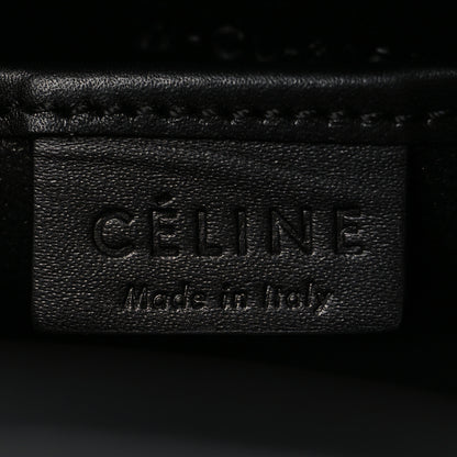 Celine Drummed Calfskin Nubuck Nano Tri-Color Luggage Ruby 6 of 11