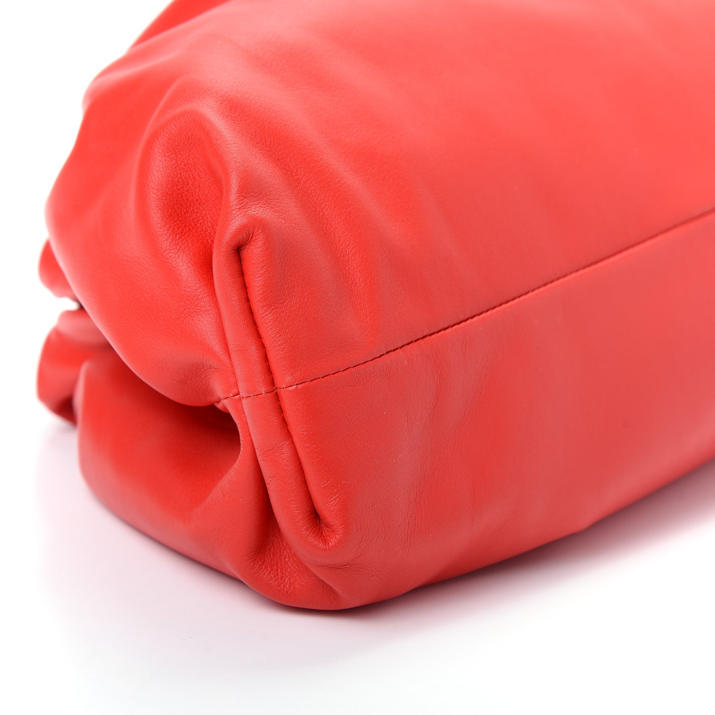 Smooth Butter Calf The Pouch Oversized Clutch Nail Polish