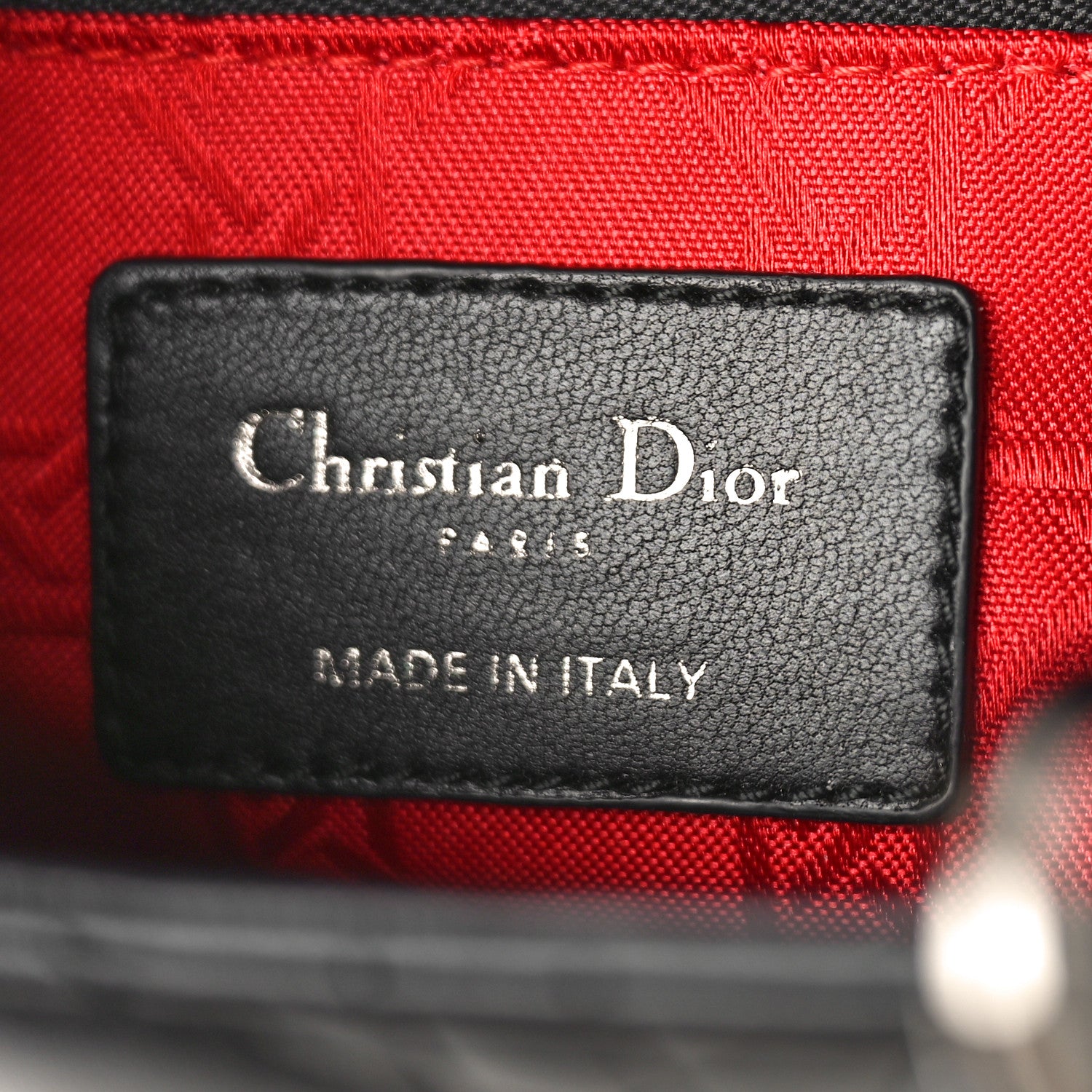 Christian Dior Lambskin Cannage Small My ABCDior Lady Dior Black 6 of 8