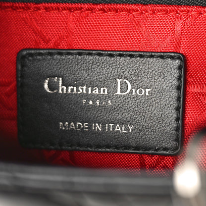 Christian Dior Lambskin Cannage Small My ABCDior Lady Dior Black 6 of 8