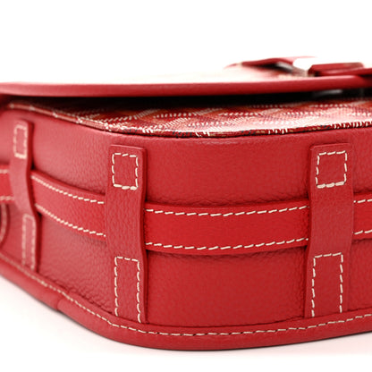 Goyard Goyardine Belvedere II PM Messenger Bag Red 8 of 9