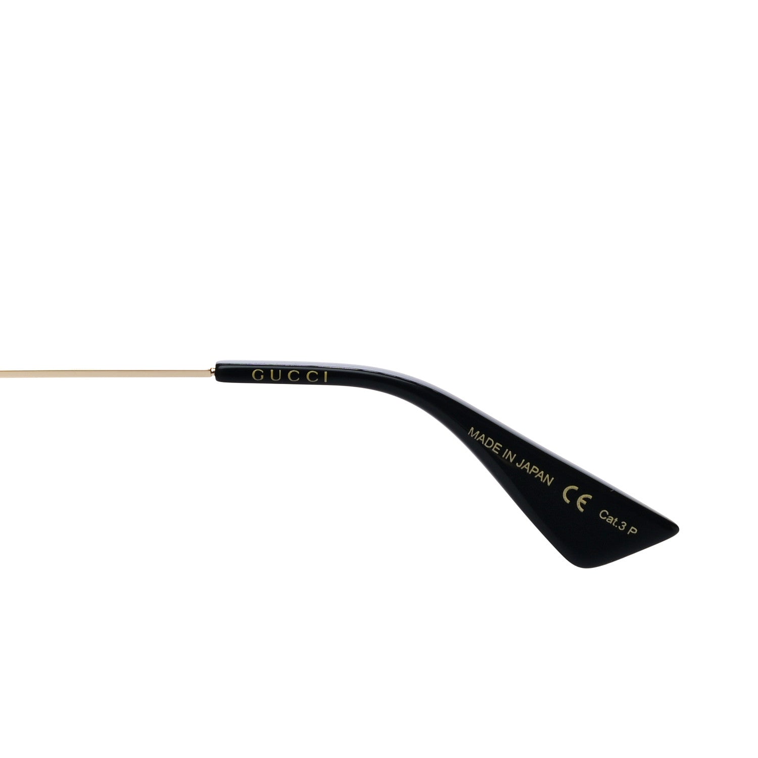 Gucci Aviator Sunglasses GG0062S Black Gold 5 of 7