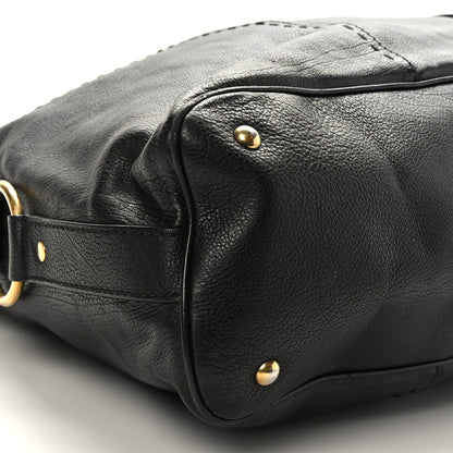 Saint Laurent Calfskin Oversized Muse Black 7 of 9