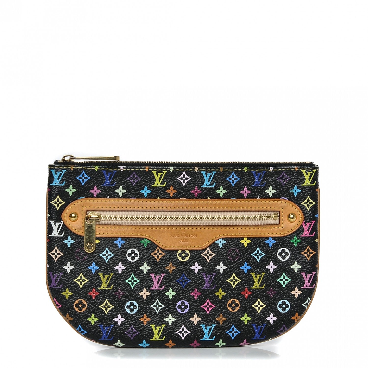 Louis Vuitton Monogram Multicolor Pochette Plate GM Black 1 of 6