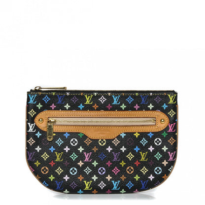 Louis Vuitton Monogram Multicolor Pochette Plate GM Black 1 of 6
