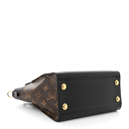 Louis Vuitton Calfskin Monogram On My Side PM Black 4 of 9