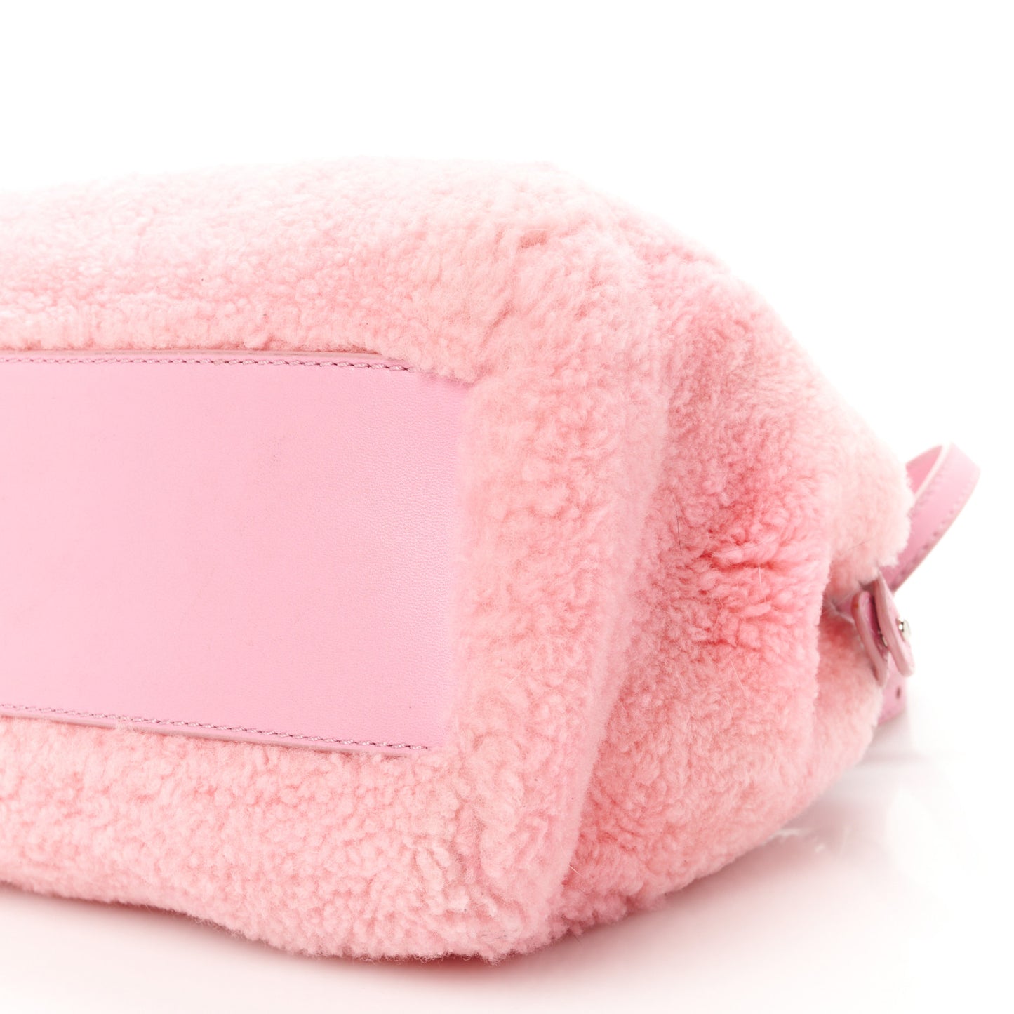 Shearling Nappa Mini Peekaboo Iconic Satchel Lollypop