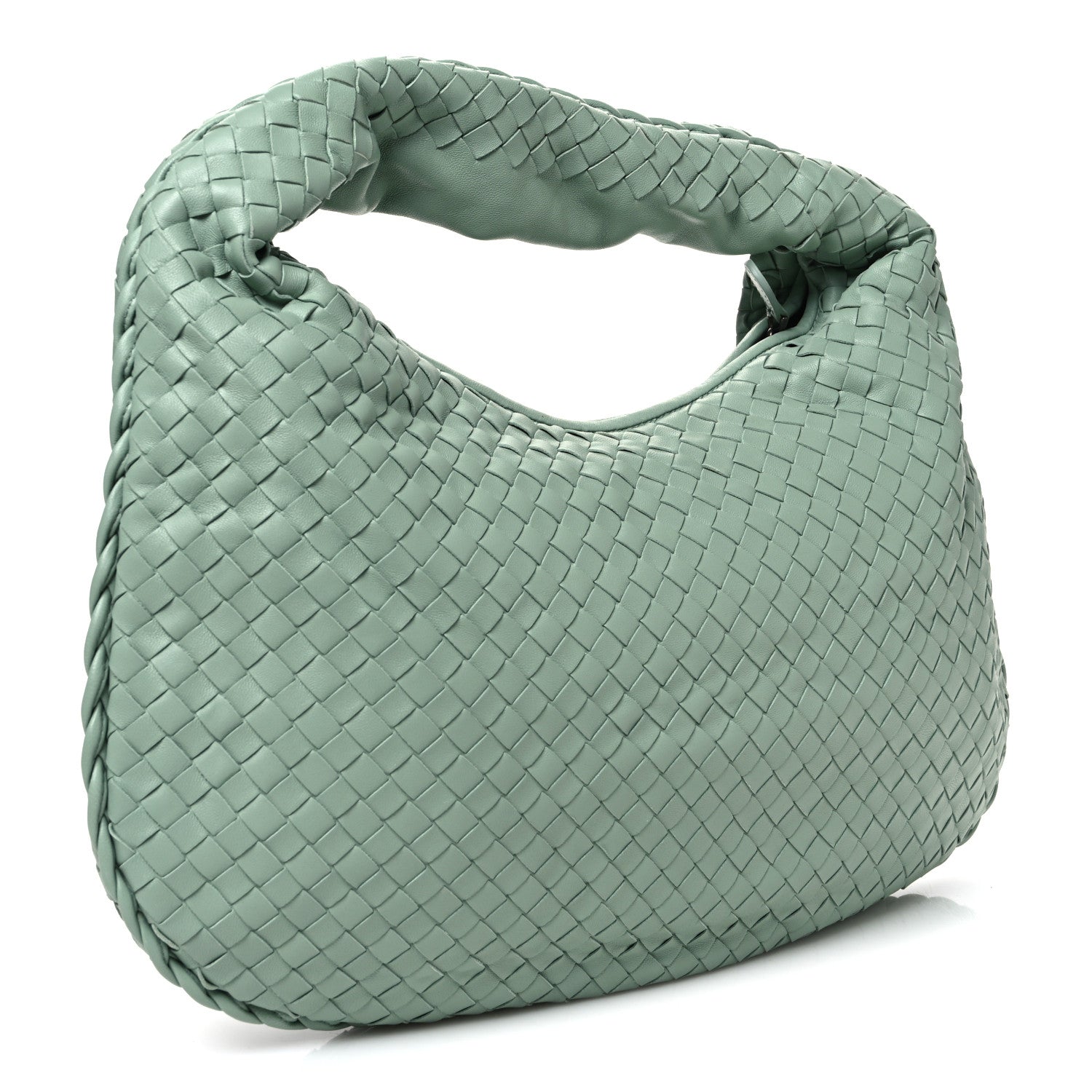 Bottega Veneta Nappa Intrecciato Medium Belly Veneta Hobo New Sauge 3 of 10