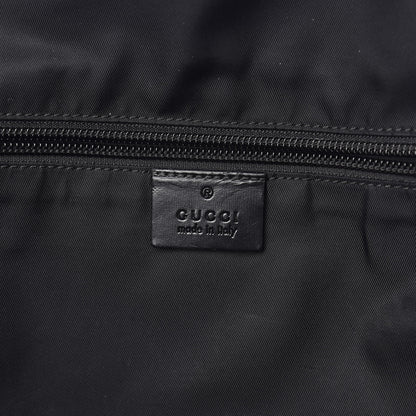 Gucci Coated Canvas Interlocking G Travel Backpack Black 6 of 19