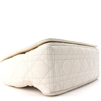 Christian Dior Grained Calfskin Cannage Large Caro Bag Latte 9 of 10