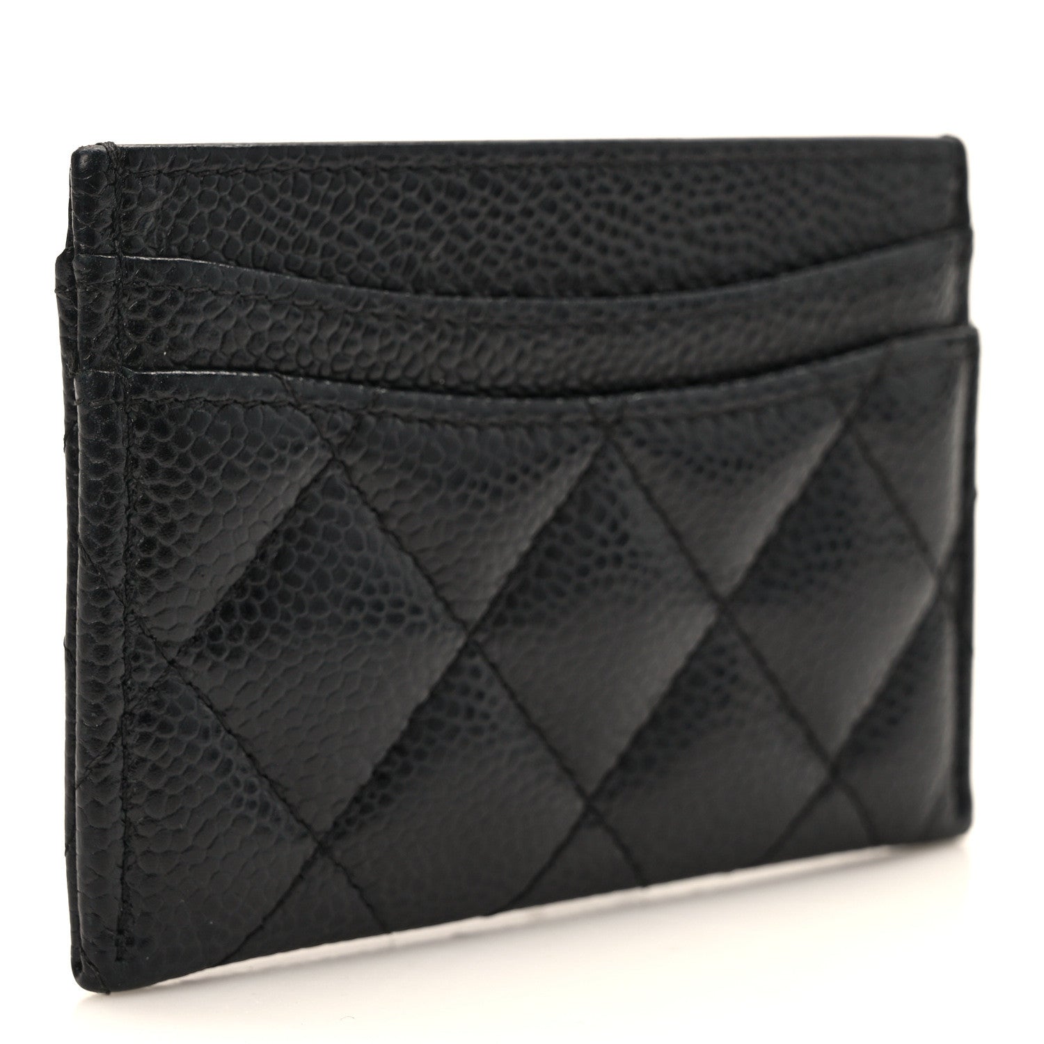 Chanel Caviar Quilted Card Holder Black 3 of 8