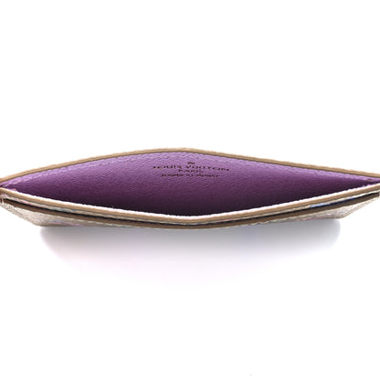 Louis Vuitton Metallic Monogram LV Garden Card Holder Gold 5 of 11