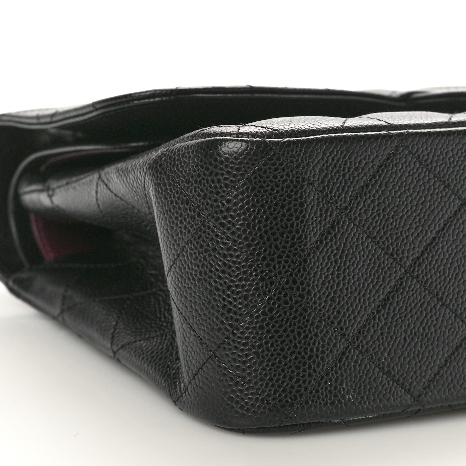 Chanel Caviar Quilted Jumbo Double Flap Black 9 of 10
