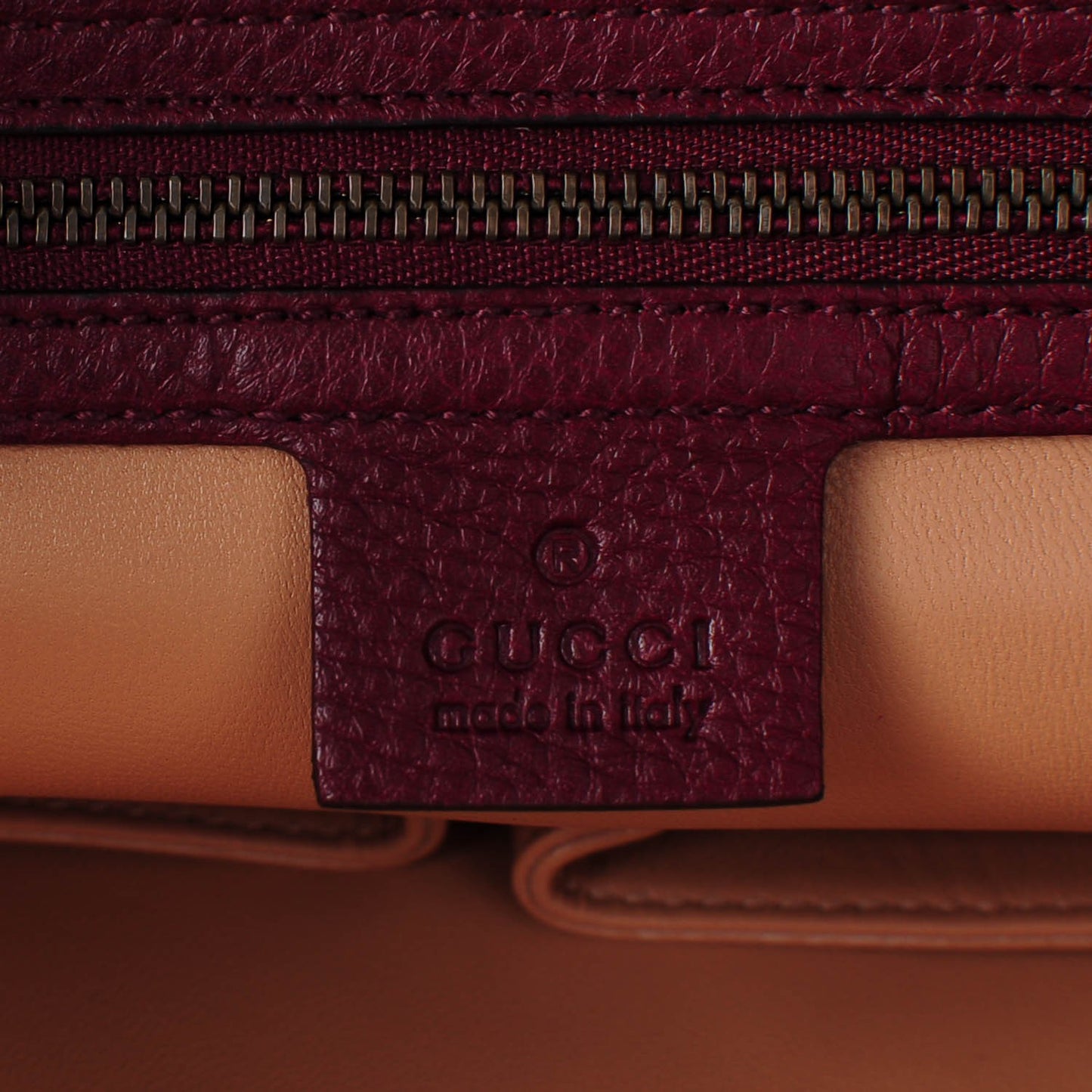 Suede Bamboo Fringe Small Shopper Tote Claret