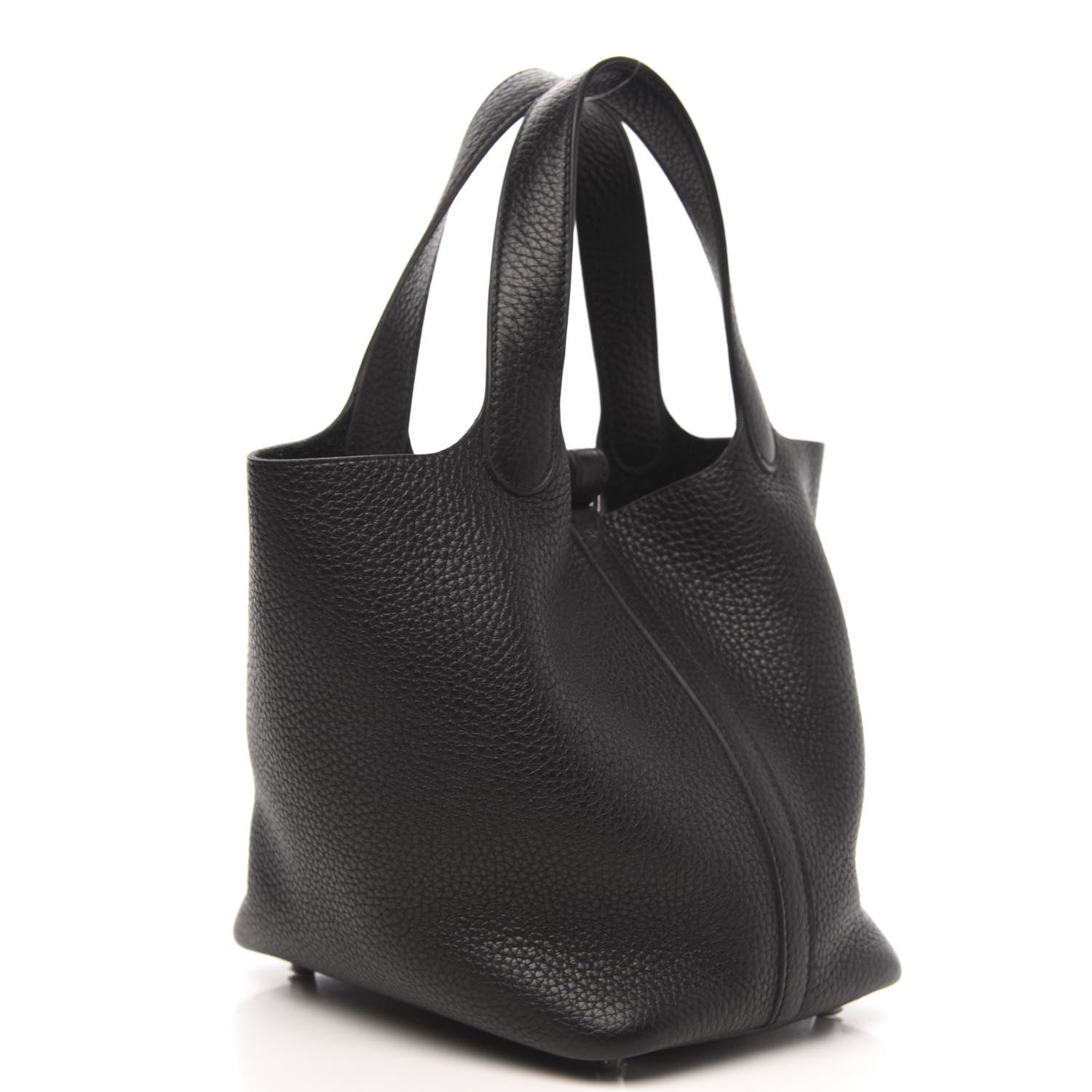 Hermes Taurillon Clemence Picotin Lock 18 PM Black 3 of 10