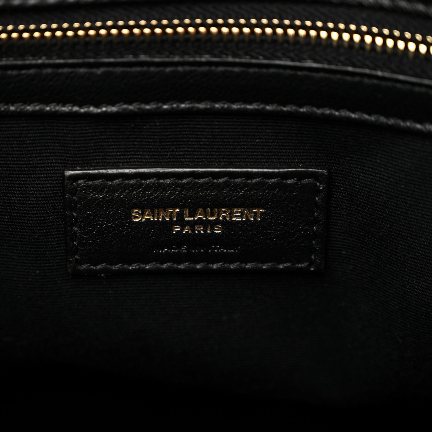 Saint Laurent Canvas All-Over Monogram Cabas Tote Beige Black 6 of 10