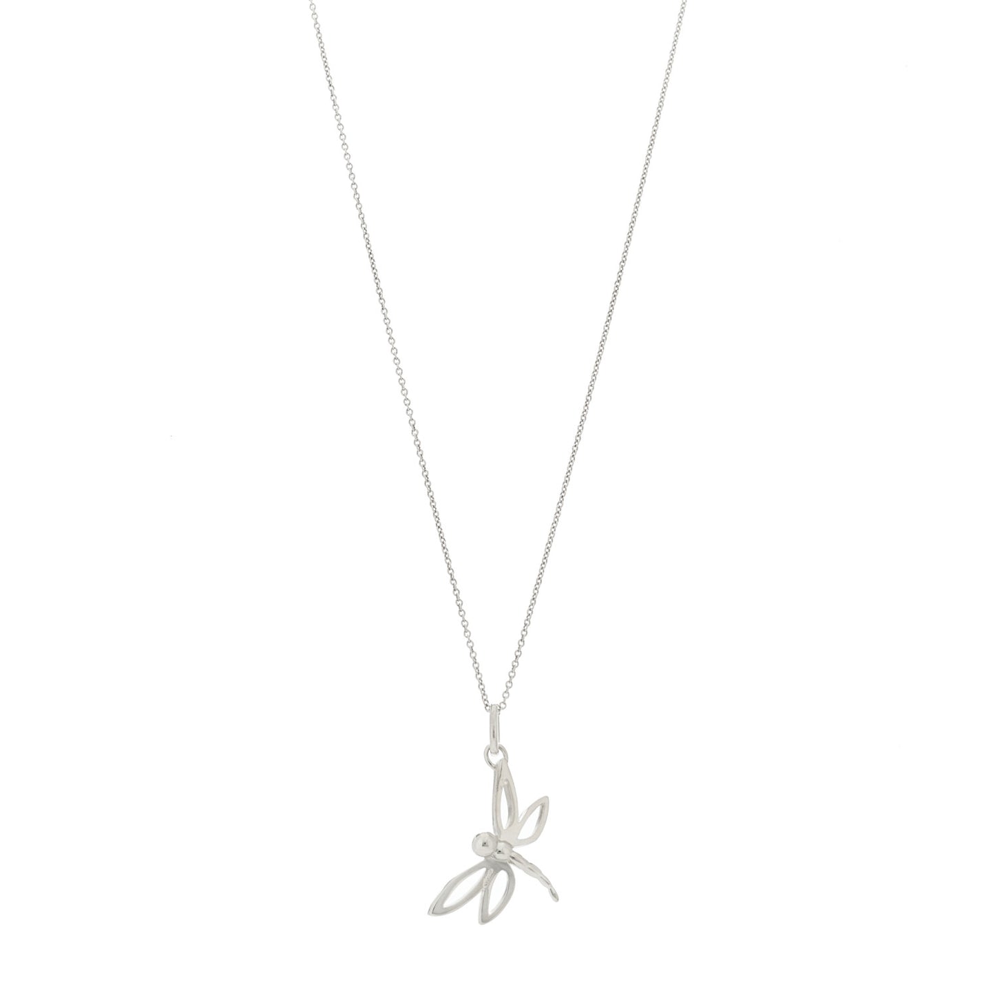 Sterling Silver Dragonfly Pendant Necklace