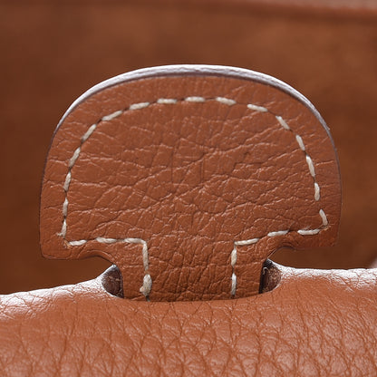 Hermes Taurillon Clemence Evelyne III PM Gold 14 of 15