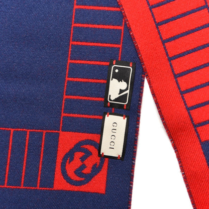 Gucci X MLB Wool Detroit Tigers Patch Crew Scarf Fiamma 5 of 7