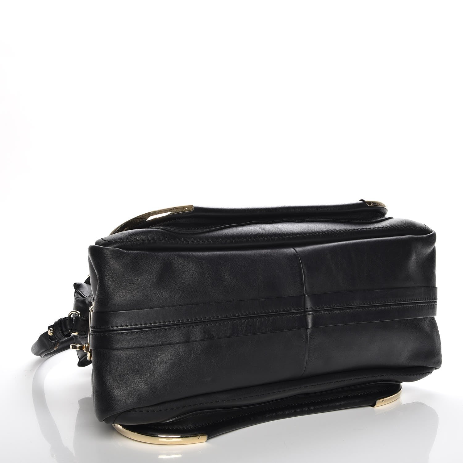 Chloe Calfskin Medium Paraty Metal Bar Trim Black 5 of 8