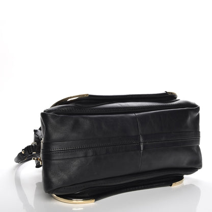 Chloe Calfskin Medium Paraty Metal Bar Trim Black 5 of 8