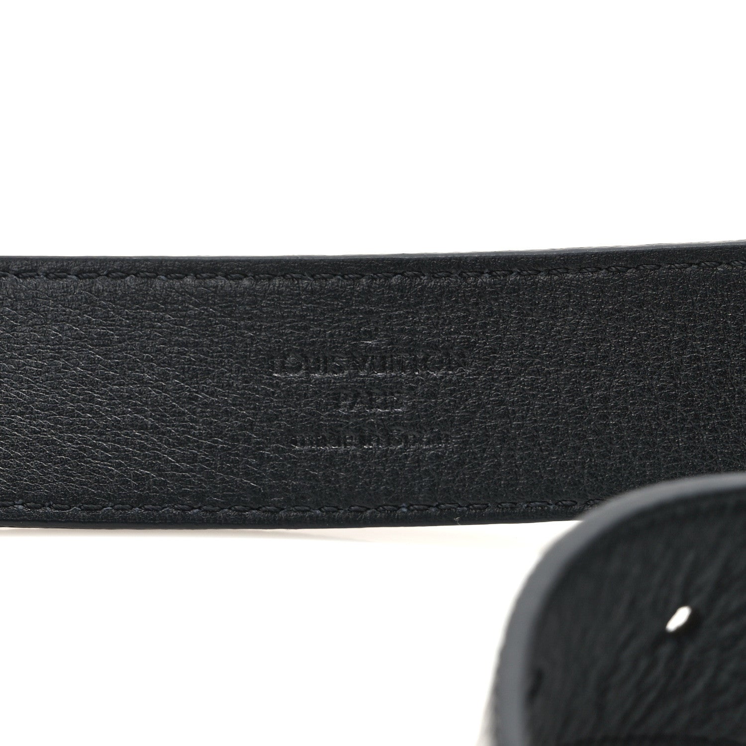 Louis Vuitton Epi 30mm LV Twist Belt 85 34 Black 3 of 6