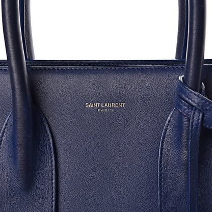 Saint Laurent Calfskin Small Sac De Jour New Marine 7 of 11