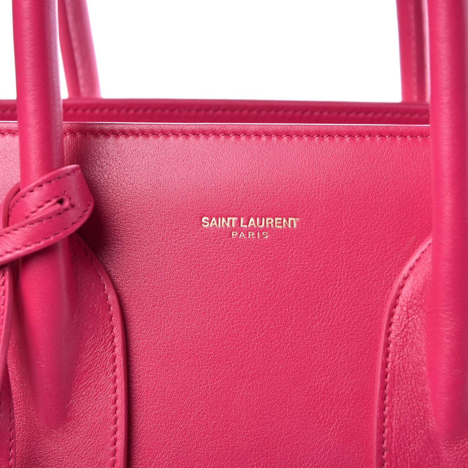 Saint Laurent Calfskin Small Sac De Jour Bubblegum 12 of 12