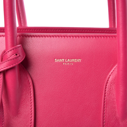 Saint Laurent Calfskin Small Sac De Jour Bubblegum 12 of 12