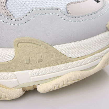 Balenciaga Fabric Mesh Womens Triple S Sneakers 40 White 9 of 12