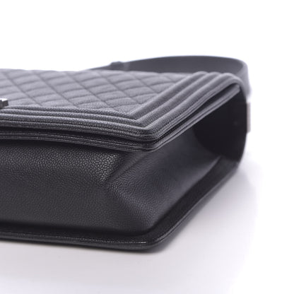 Chanel Caviar Quilted New Medium Boy Flap Black 9 of 10