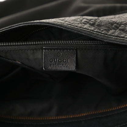 Gucci Guccissima Nylon Messenger Bag Black 6 of 16