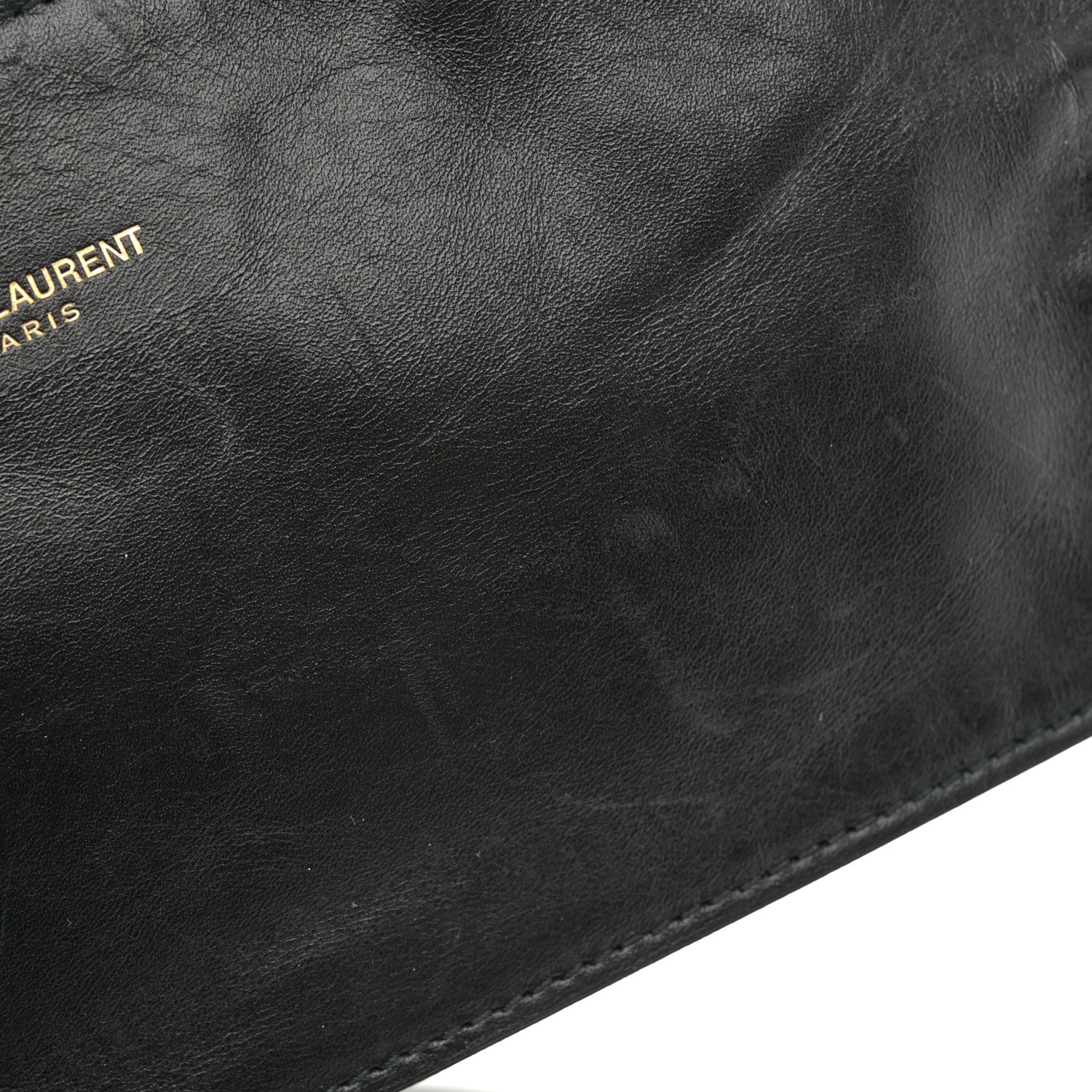 Saint Laurent Calfskin Suede North South Reversible Shopping Tote Black 16 of 16