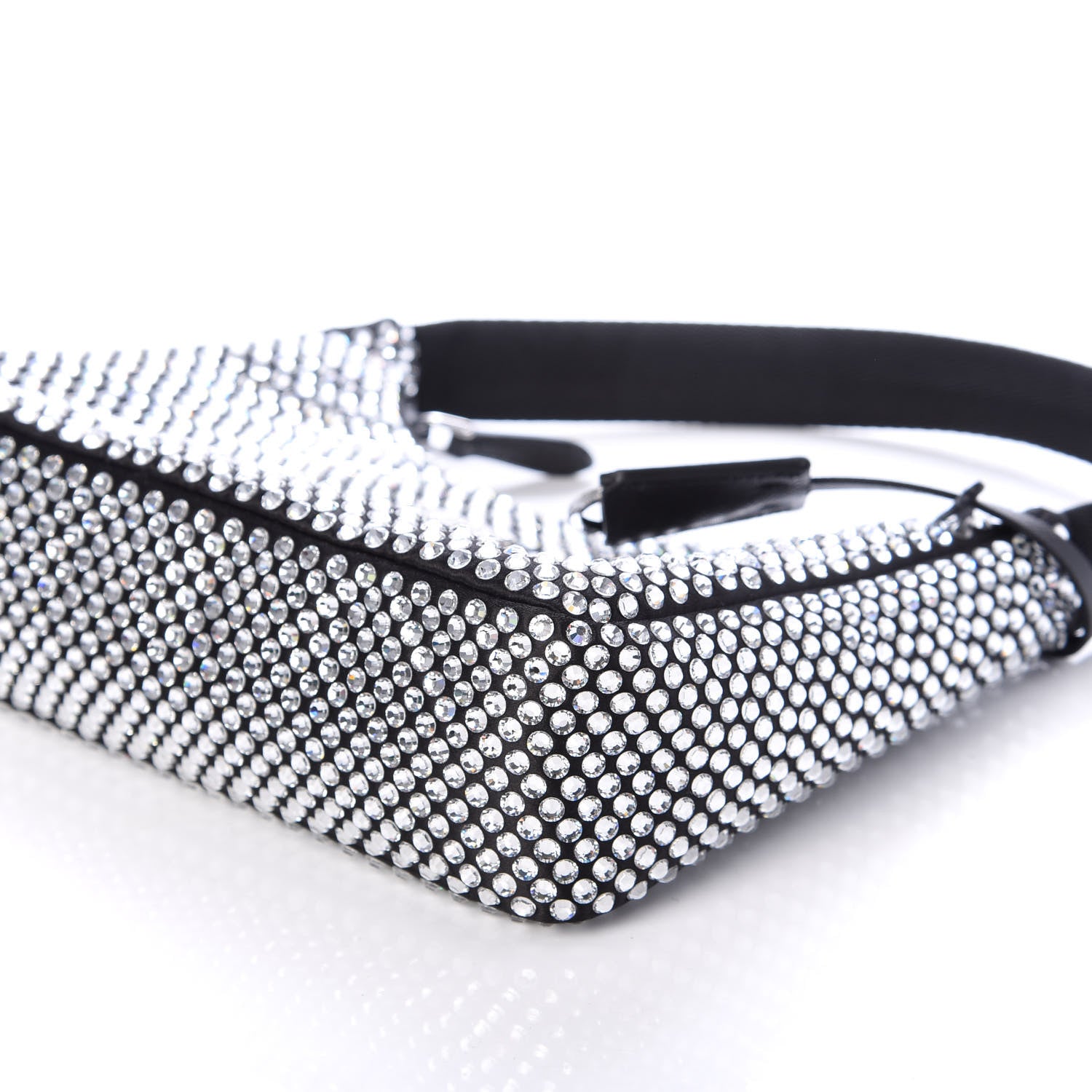 Prada Satin Crystal Mini Re-Edition 2000 Bag Cristal 8 of 10