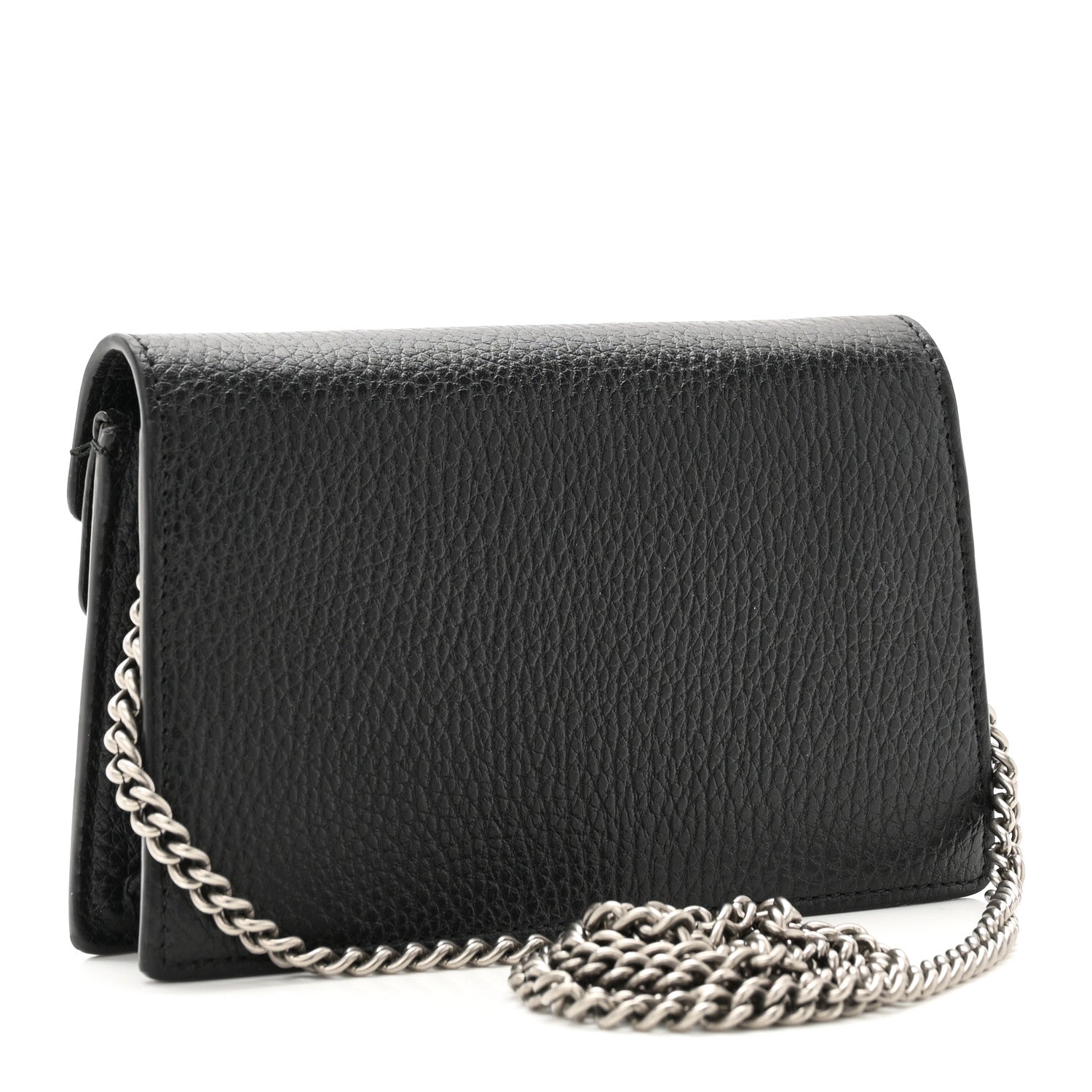 Gucci Calfskin Super Mini Dionysus Shoulder Bag Black 2 of 11