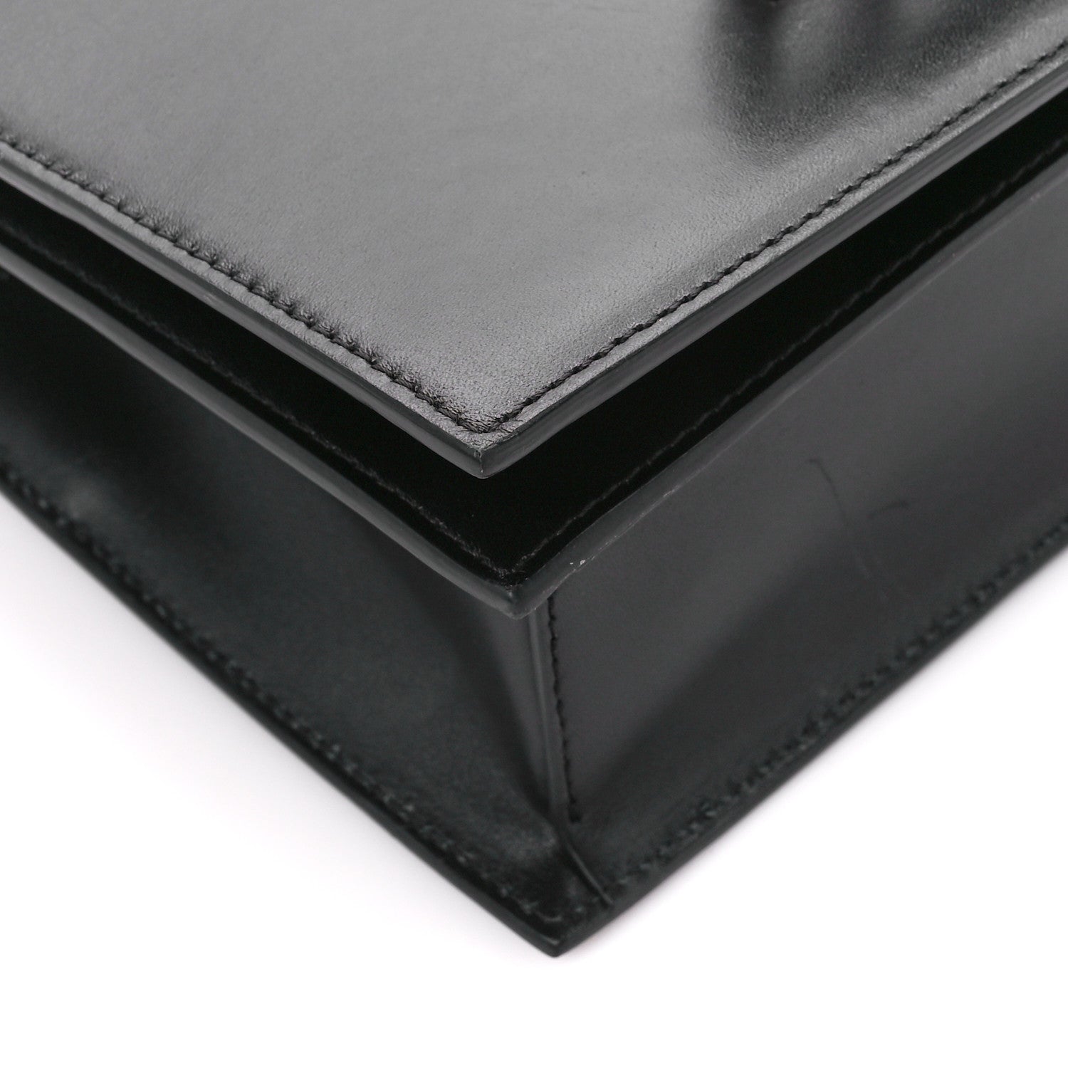 Alexander McQueen Calfskin Knuckle Shoulder Bag Black 11 of 14