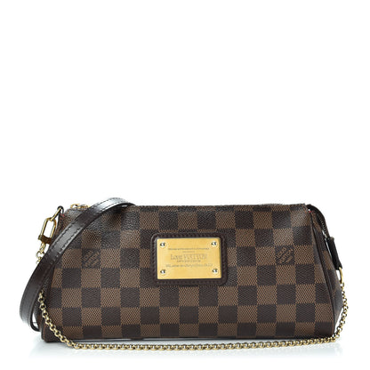 Louis Vuitton Damier Ebene Eva Clutch 1 of 9