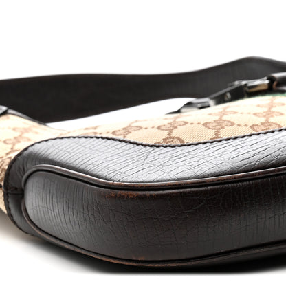Gucci Monogram Web Jackie O Hobo Dark Brown 17 of 23
