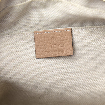 Gucci Pebbled Calfskin Small Soho Disco Bag Rose Beige 6 of 14