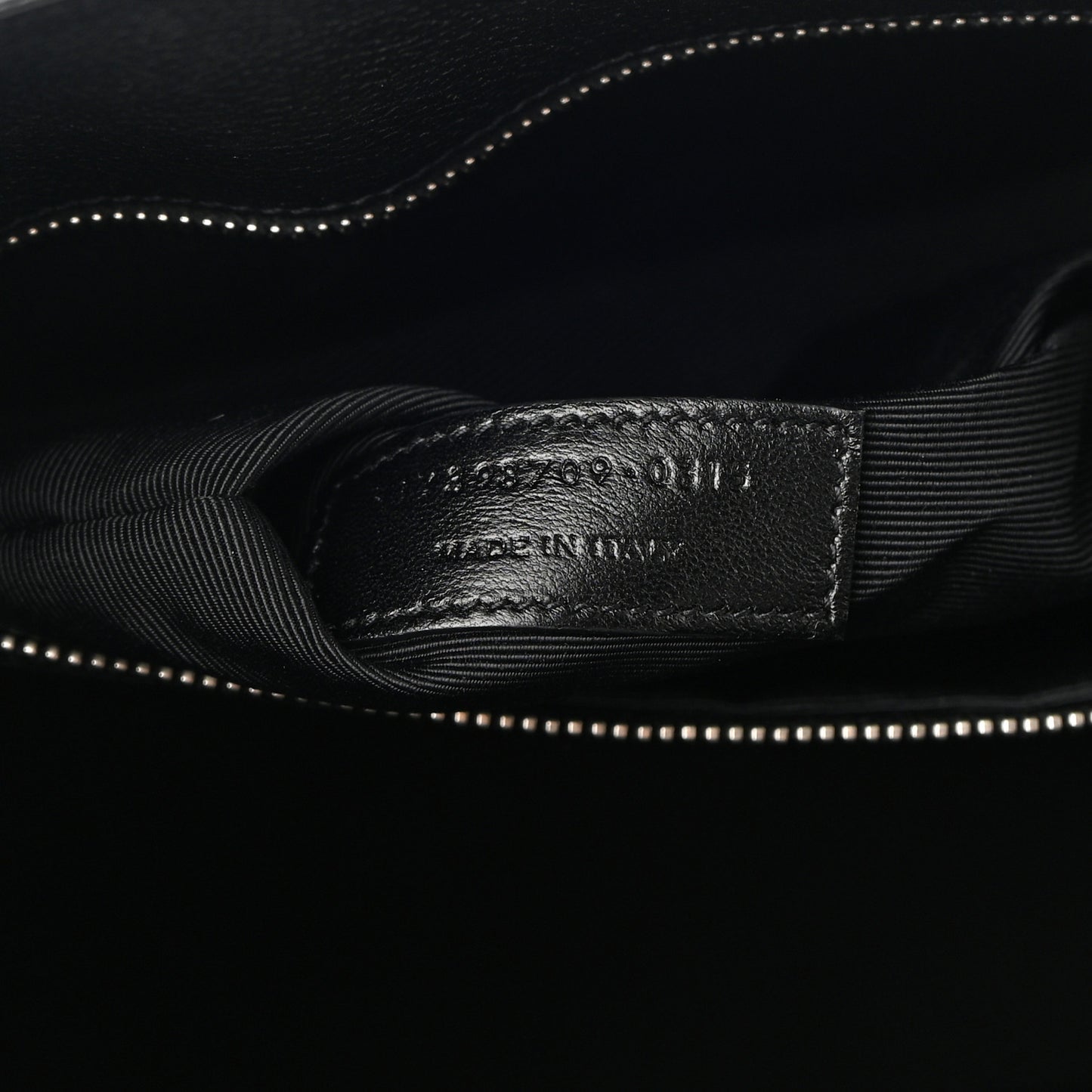 Grained Calfskin Small Sac De Jour Black