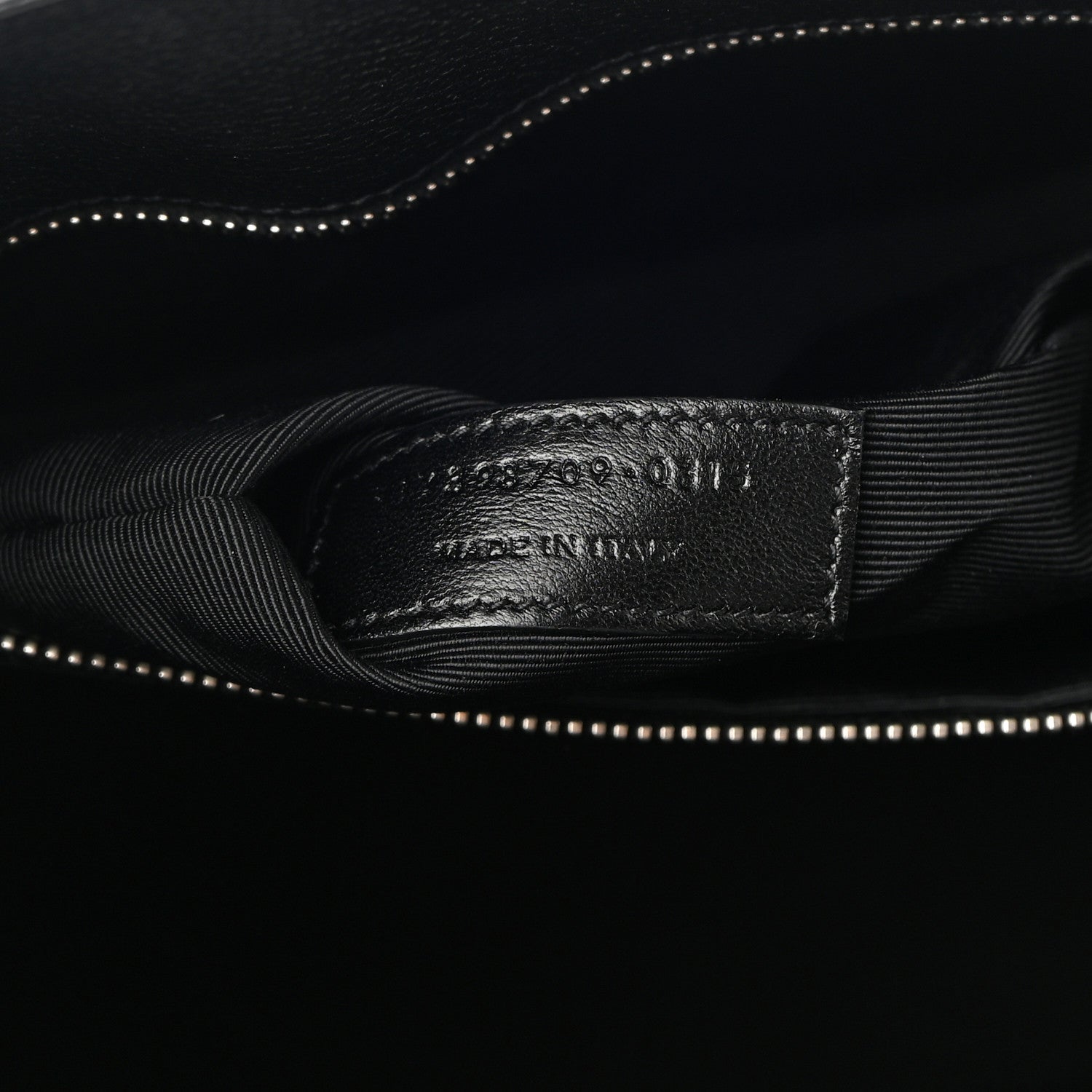Saint Laurent Grained Calfskin Small Sac De Jour Black 7 of 12